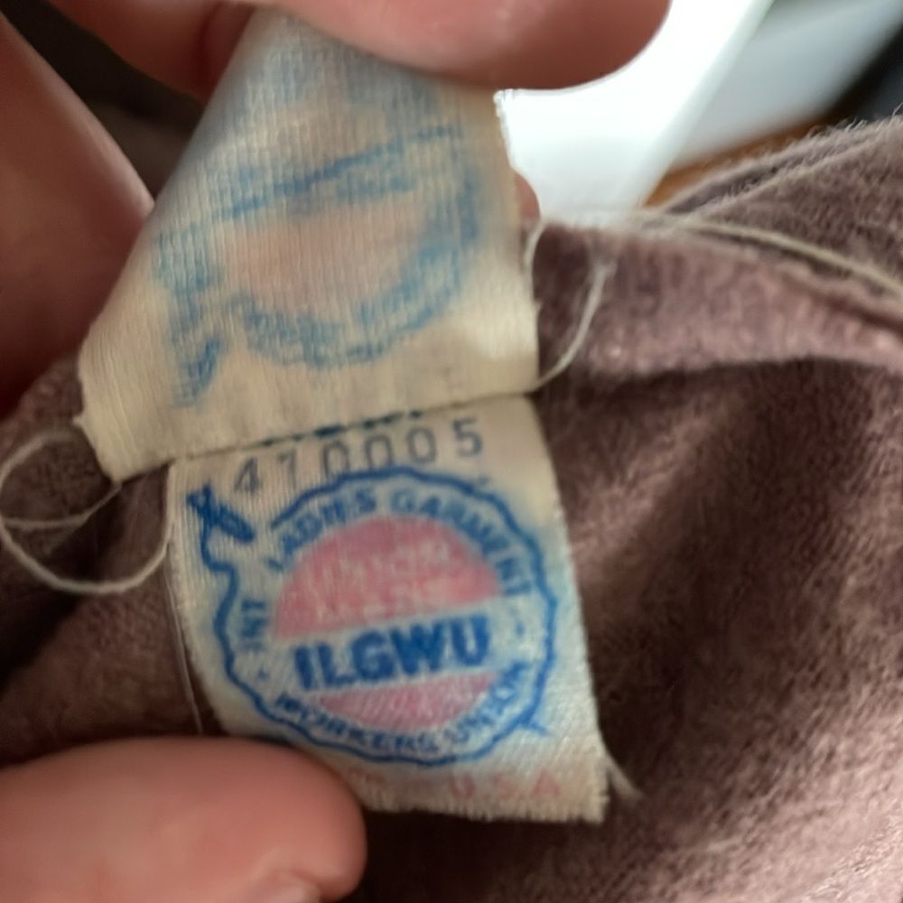 Vintage 70s 80s turtle neck mock long sleeve autumn brown wool dress modest - Picture 8 of 11